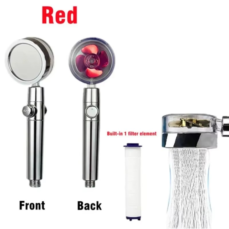 Fan Powered Shower Head